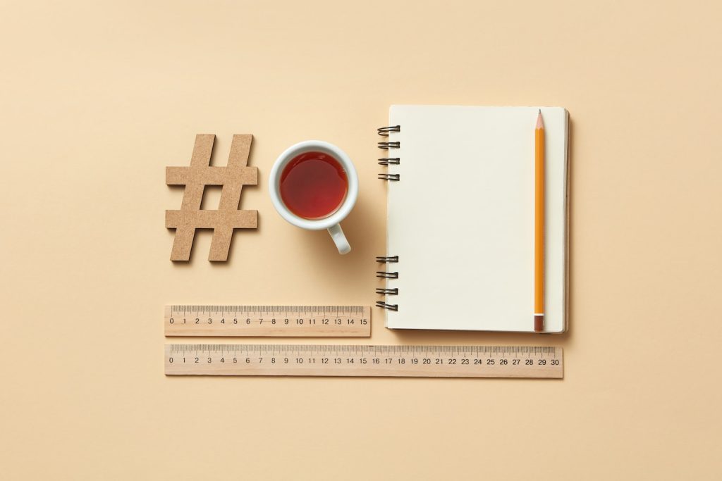 Cup of Tea Near a Notebook
